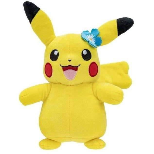 Peluche Pokémon Pikachu Bandai - 20 cm (Modèle aléatoire)