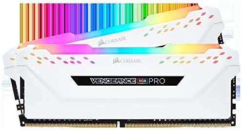 Kit Mémoire Corsair Vengeance RGB - 16 Go (2 x 8 GB), DDR4, 3200 MHz, C16
