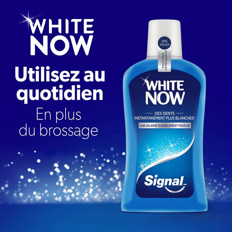 Signal Bain de Bouche White Now 500ml