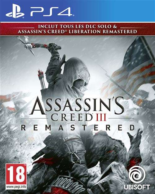 Assassin’s Creed 3 + Assassin’s Creed Liberation Remastered sur PS4