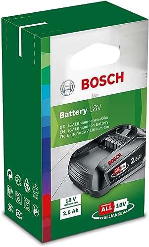 Batterie Bosch Home and Garden PBA 18 V 2,5 Ah (via coupon et ODR de 10€)