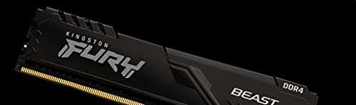 Barrette Mémoire RAM DDR4 Kingston Fury Beast KF436C18BB/32 - 32 Go, 3600 MHz, CL18