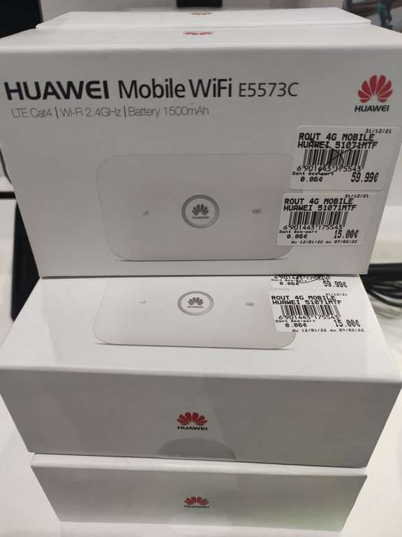 Routeur 4G / Wi-Fi Huawei Mobile WiFi E5573C - Angoulême (16)