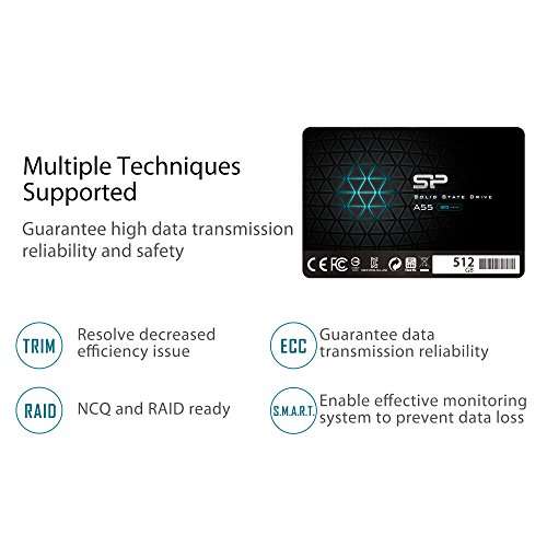 SSD interne 2.5" Silicon Power Ace A55 (TLC 3D NAND) - 512 Go (vendeur tiers)