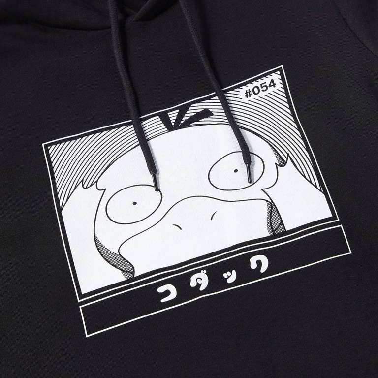 Sweatshirt à capuche Pokémon Psykokwak - Noir - Du S au XXL
