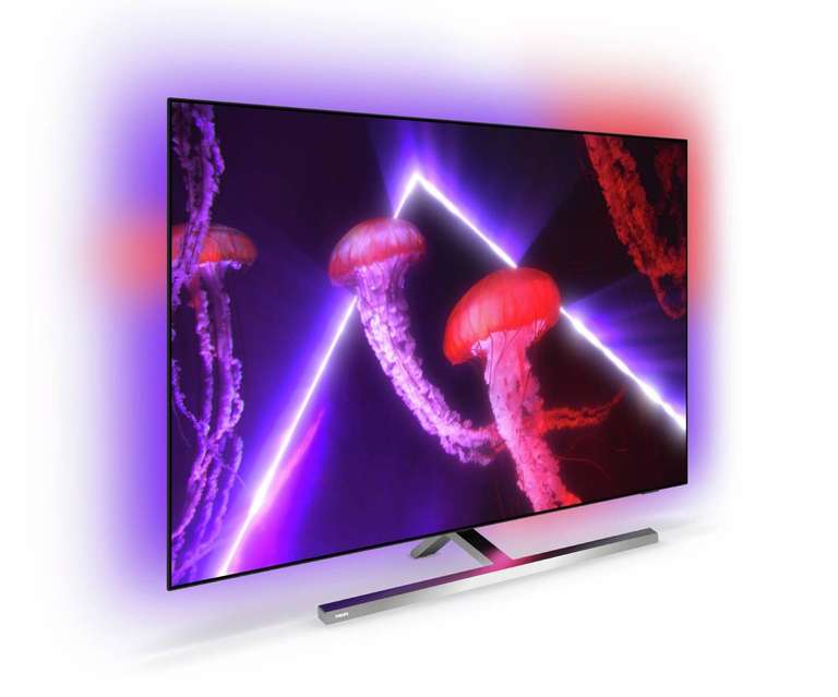 TV 65" Philips 65OLED807/12 - OLED, 4K UHD, 120 Hz, Dolby Vision & Atmos, Ambilight 4 côtés, Android TV