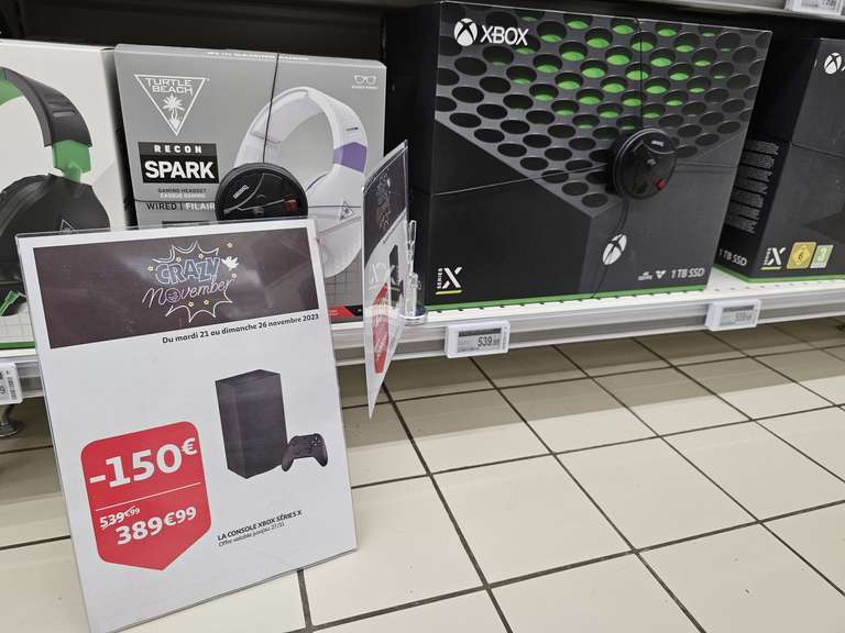 XBox Séries X 1 To 390€ (Frontaliers Luxembourg)