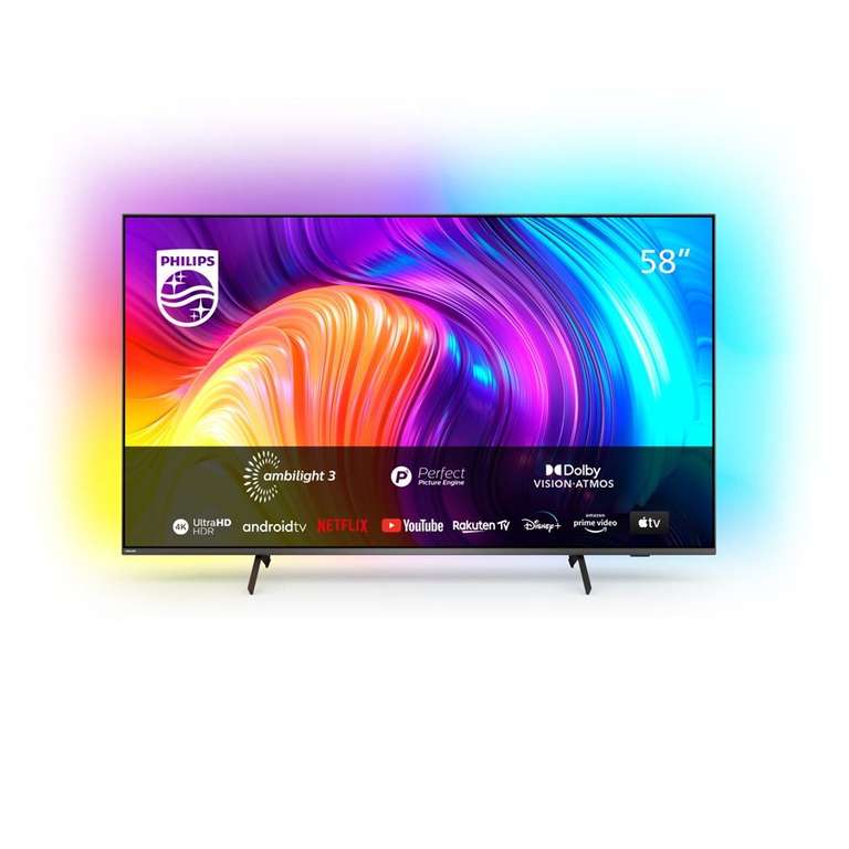 TV 58" Philips 58PUS8517 - LED, 4K UHD, HDR, Dolby Vision, Android TV