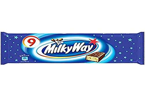 Paquet de 9 Barres de chocolat au lait Milky Way- 9 x 21.5g