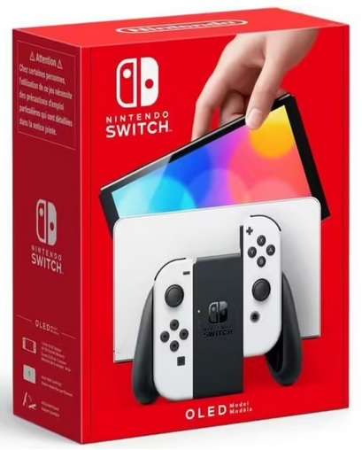 Console Nintendo Switch OLED avec paire de Joy-Con (via 2 bons d'achat de 77.62€) - Leclerc Jonzac (17)