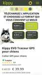 Traceur GPS pour chat/chien Kippy EVO (kippy.eu)