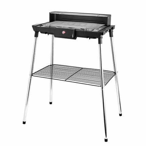 Barbecue électrique Proline BBQF2000 - 2000 W, Noir et Inox