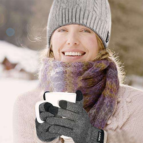 WARMTUYO Gants d'hiver pour hommes et femmes, thermiques, imperméables,  anti-vent, pour écran tactile, antidérapants (vendeur tiers) –