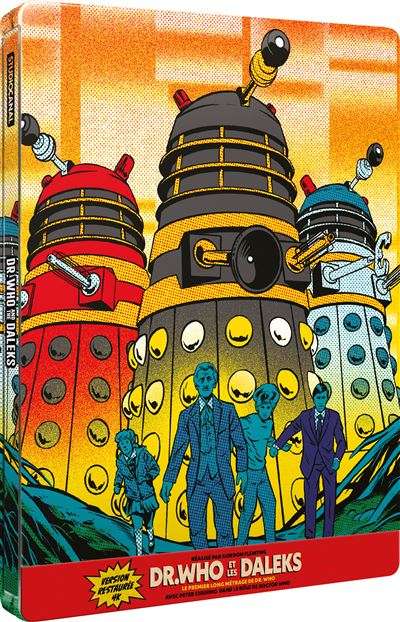 Blu-ray 4K Ultra HD - Dr Who et les Daleks Steelbook