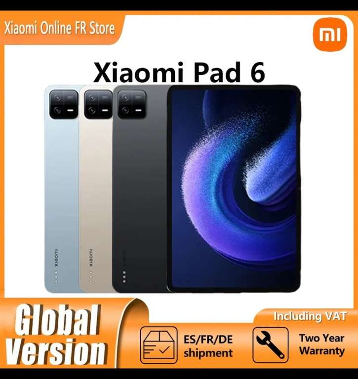 Tablette tactile Xiaomi PAD 6 128Go OR - XIAOMI PAD 6 128Go OR