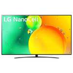TV 70" LG 70NANO76 (2022) - NanoCell, 4K, Active HDR Pro, Alpha 5 Gen5 AI, ALLM, Smart TV + 90€ en CC