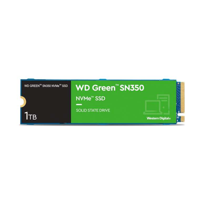 SSD NVMe PCIe 3.0 M.2 2280 WD Green SN350 - 1 To (Frontaliers Allemagne)
