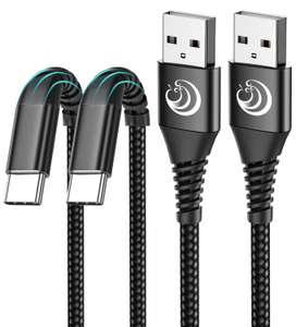 2 Câble USB C 2m 3A Type C Nylon Tressé (vendeur tiers)