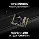SSD Corsair MP600 Mini 1 to M.2 2230 NVMe compatible steam deck