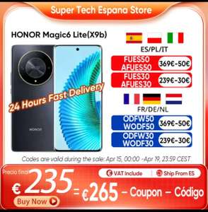 Smartphone 6.78 " HONOR Magic6 Lite X9b, 12Go, 256Go, 120hz, 5G