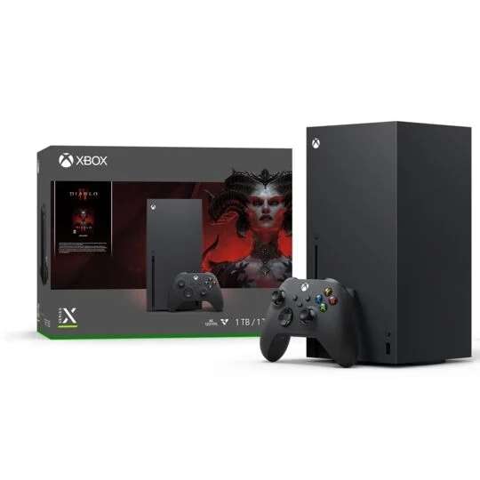 Console Microsoft Xbox Series X avec Diablo IV ( Via 50€ en Bon d'Achat ) - Drives participants