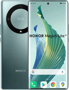 Smartphone 6,67" Honor Magic5 Lite 5G - Full HD+ OLED, Incurvé, 120Hz, Snapdragon 695, 8/256Go, Triple Caméra 64MP, 5100mAh