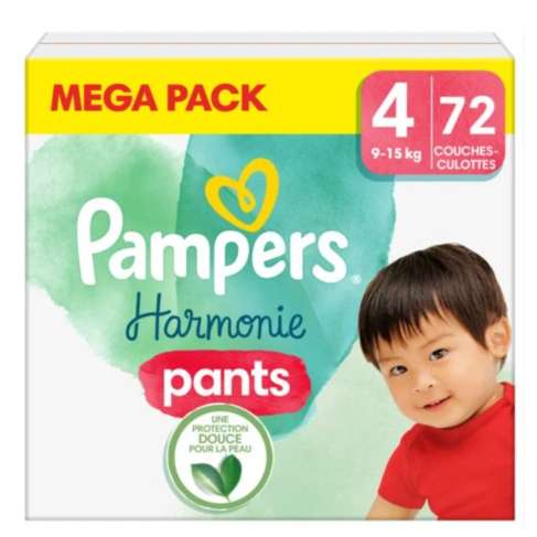 Méga Pack Pampers Pants Baby dry - différentes tailles et variétés (via 29.48€ sur carte fidélité et ODR 14.74€)