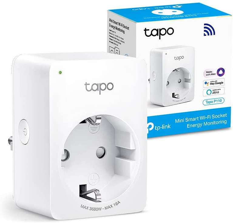 Prise connectée TP-link Tapo P110 - avec mesure de consommation électrique (via retrait en magasin)