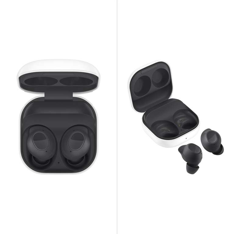 Écouteurs sans fil Samsung Galaxy Buds FE, Réduction active du bruit, 3 Micros, Commande tactile, Blanc (Via coupon)