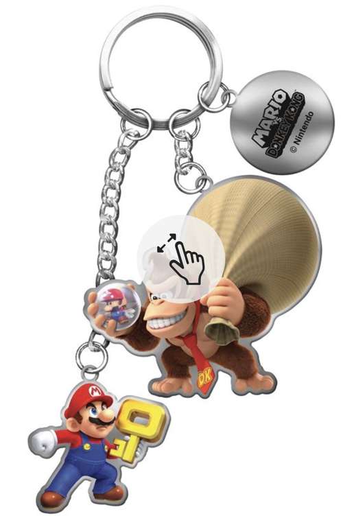 Mario VS Donkey Kong sur Nintendo Switch + Porte clé