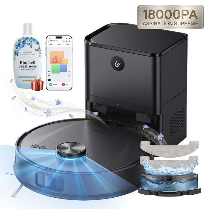 Aspirateur robot laveur Ultenic TP20 Pro (Vendeurs Tiers) — promo Maison