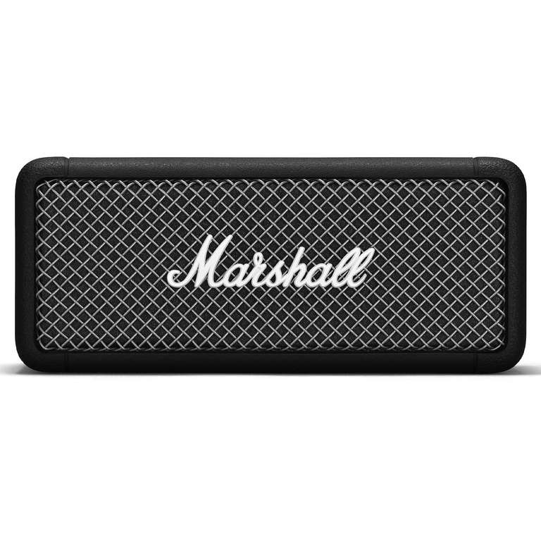 Enceinte portable sans fil Marshall Emberton - 20W, Bluetooth 5.0, IPX7, Autonomie 20h (Noir)