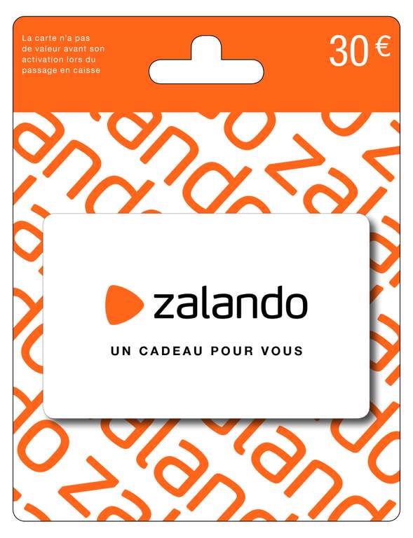 10% de réduction sur les cartes cadeaux Zalando (valeur de 15 à 150€)
