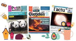 Abonnement de 2 semaines aux magazines physiques L'Actu, Le Petit Quotidien ou Mon Quotidien à 4€ (12 numéros) - PlayBacPresse.fr