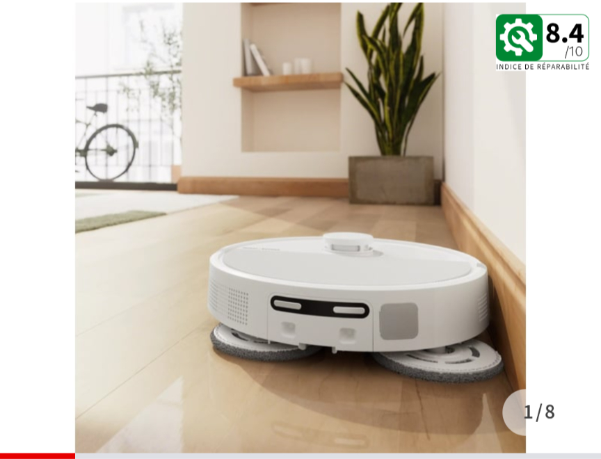 Aspirateur robot aspirant et lavant IROB
