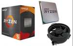 Processeur AMD Ryzen 5 5500 - 3.6 GHz, Mode Turbo à 4.2 GHz + Ventilateur AMD Wraith Stealth