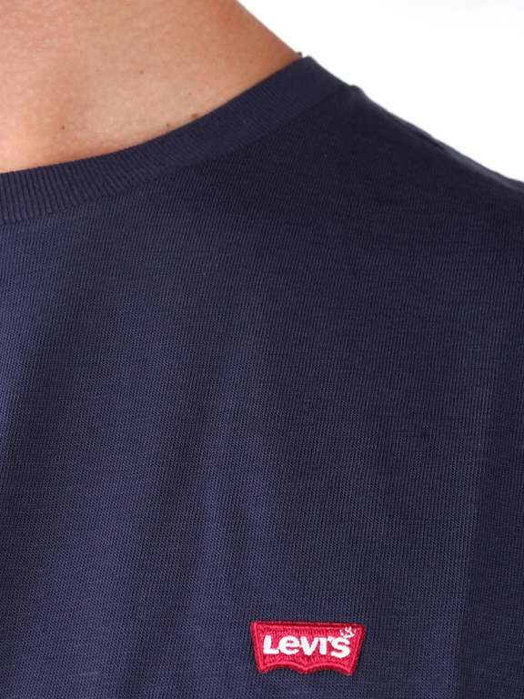 Maglietta Levis Original Housemark a righe blu navy per