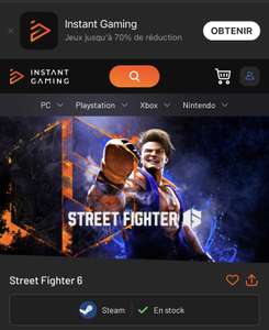 Street Fighter 6 sur PC (dématérialisé)