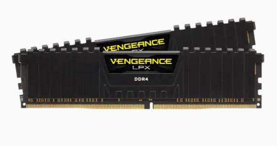 Kit mémoire Ram DDR4 Corsair Vengeance LPX 16 Go (2 x 8 Go) - 3600MHz, C18