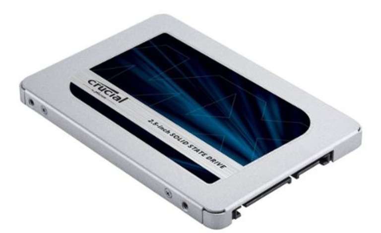SSD Interne 2.5" Crucial MX500 (CT1000MX500SSD1) - 1 To, TLC, DRAM (+4.57€ en Rakuten Points)