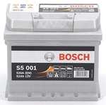 Batterie Auto Bosch S5001 - 52Ah 12V, 520A, Technologie Plomb-Acide, pour les Véhicules sans Système Start/Stop