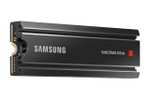 SSD Interne NVMe M.2 PCIe 4.0 Samsung 980 PRO MZ-V8P1T0CW - 1 To, Dissipateur de chaleur inclus, Compatible PS5
