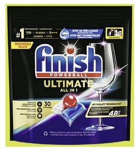 Lot de 2x30 tablette pour lave-vaisselle Finish Ultimate 1 - dans les magasins participants