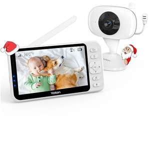 Babyphone avec caméra Yoton - Écran 4.3", Communication Bidirectionnelle, Surveillance Température/Vision Nocturne (Vendeur tiers)