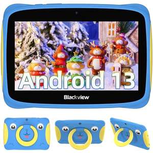 Tablette enfants tactile 7" Blackview Tab 3, Android 13, 4Go+32Go, 3280mAh (vendeur tiers)