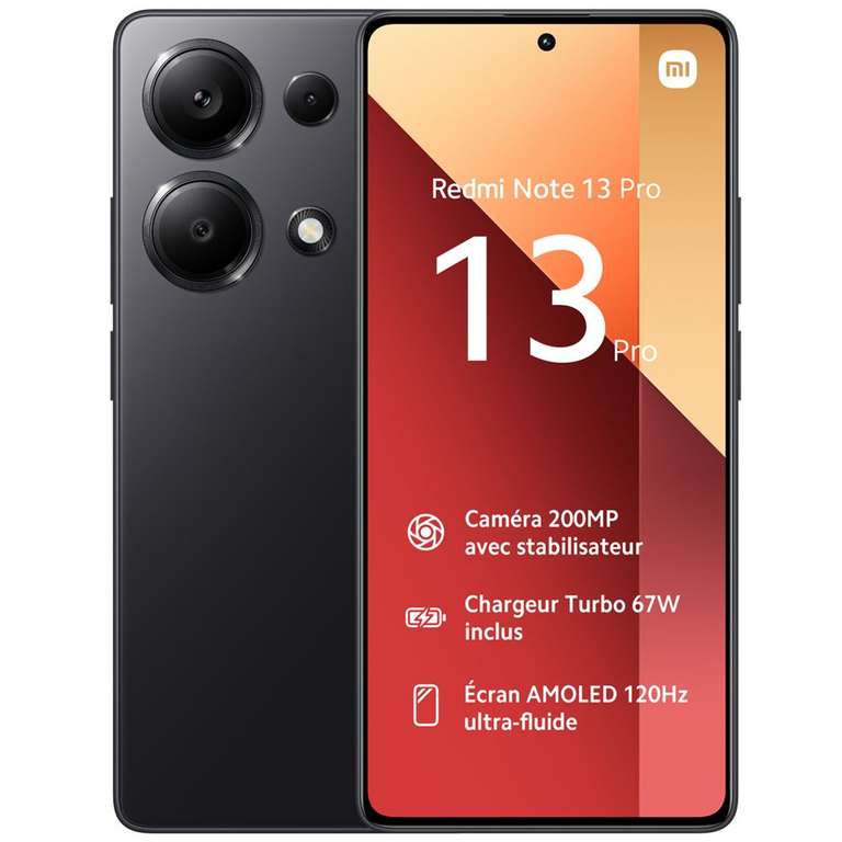 [Adhérents] Smartphone 6.67" Xiaomi Redmi Note Pro 13 - 256Go