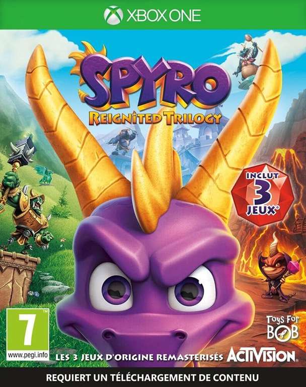 Spyro Reignited Trilogy sur Xbox One/Series X|S (Dématérialisé - Store Argentine)
