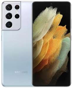 Smartphone 6,8" Samsung Galaxy S21 ULTRA 128Go, Silver SM-G998B/DS (vendeur tiers)