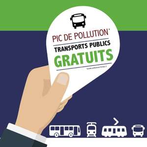 [Pic de pollution] Transports en commun gratuits - Grand avignon (84), Métropole Nice Côte d'Azur (06)