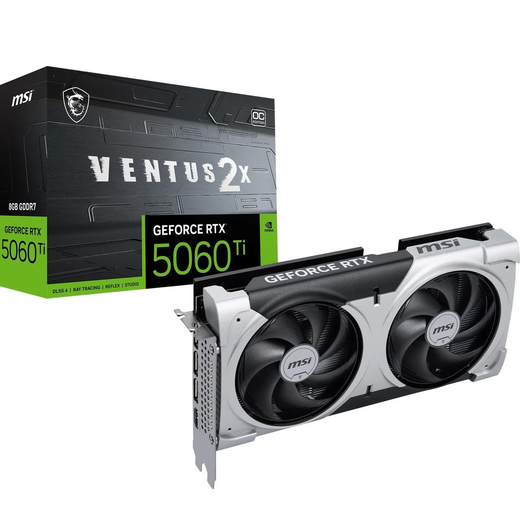Carte graphique MSI NVIDIA GeForce RTX 5060 Ti 8G Ventus 2X OC
